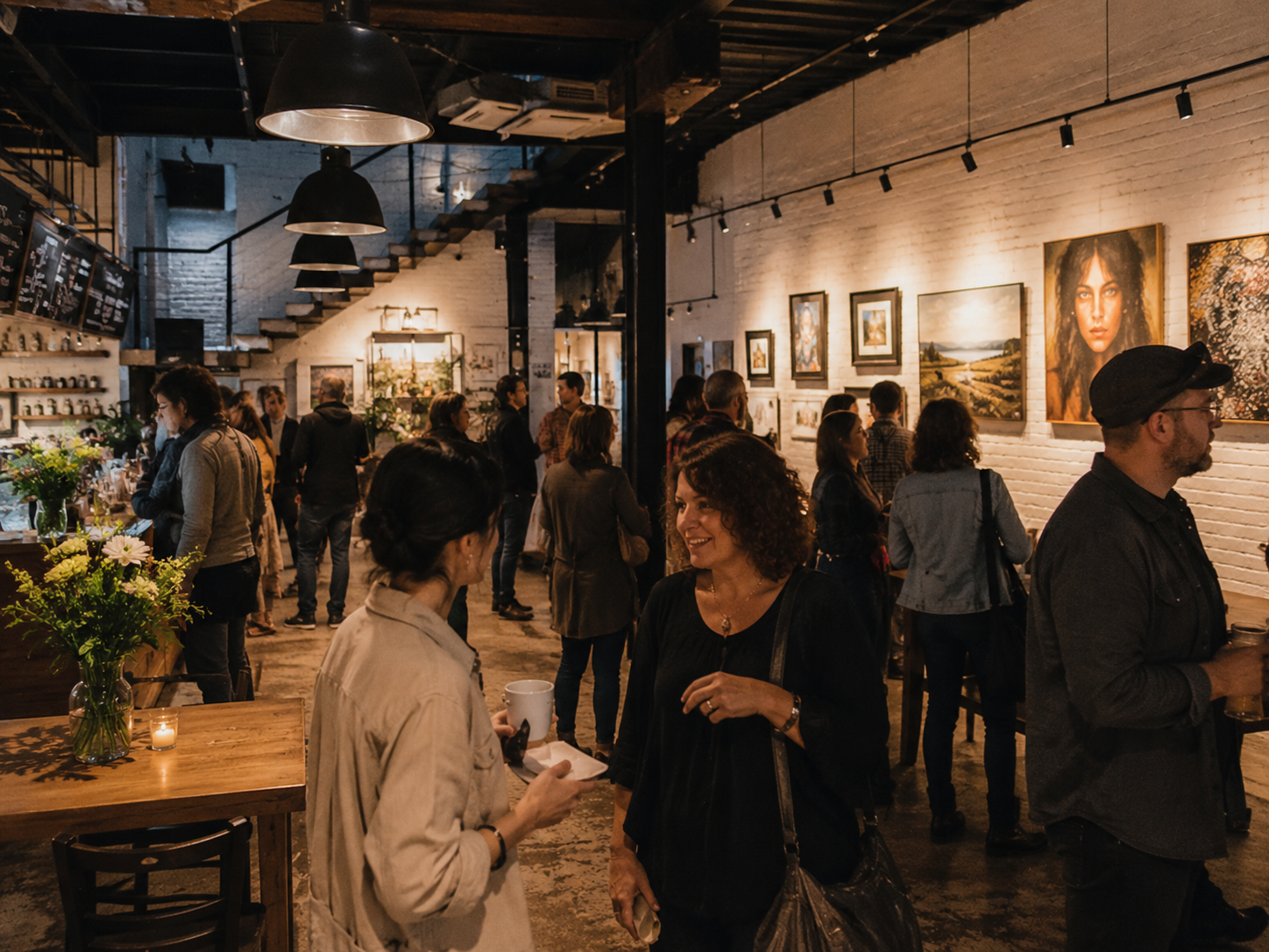 Community gathering at The Copper Kettle Café